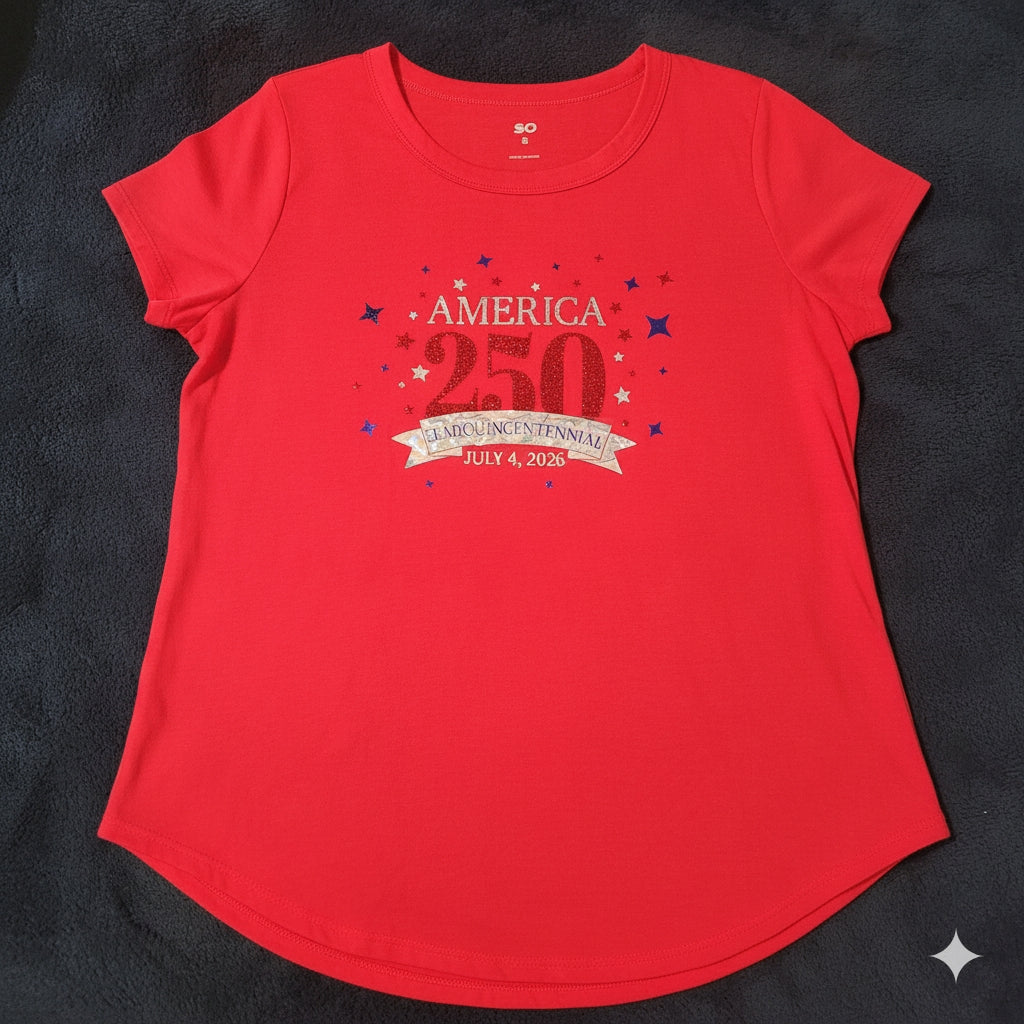 Woman's 250th anniversary edition T-shirt