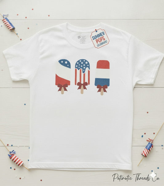 American flag popsicle T-shirt